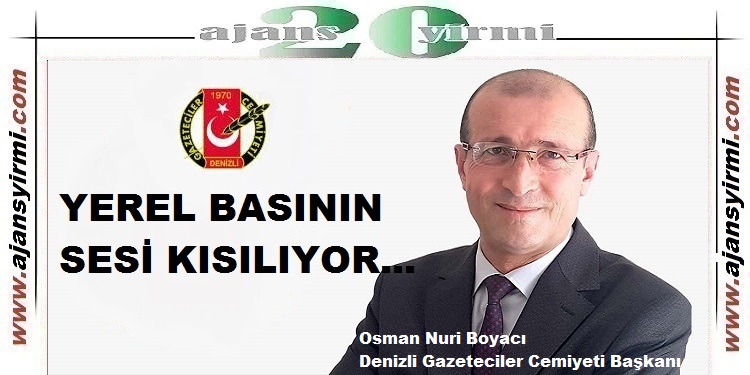 BOYACI: YEREL BASININ SESİ KISILIYOR !